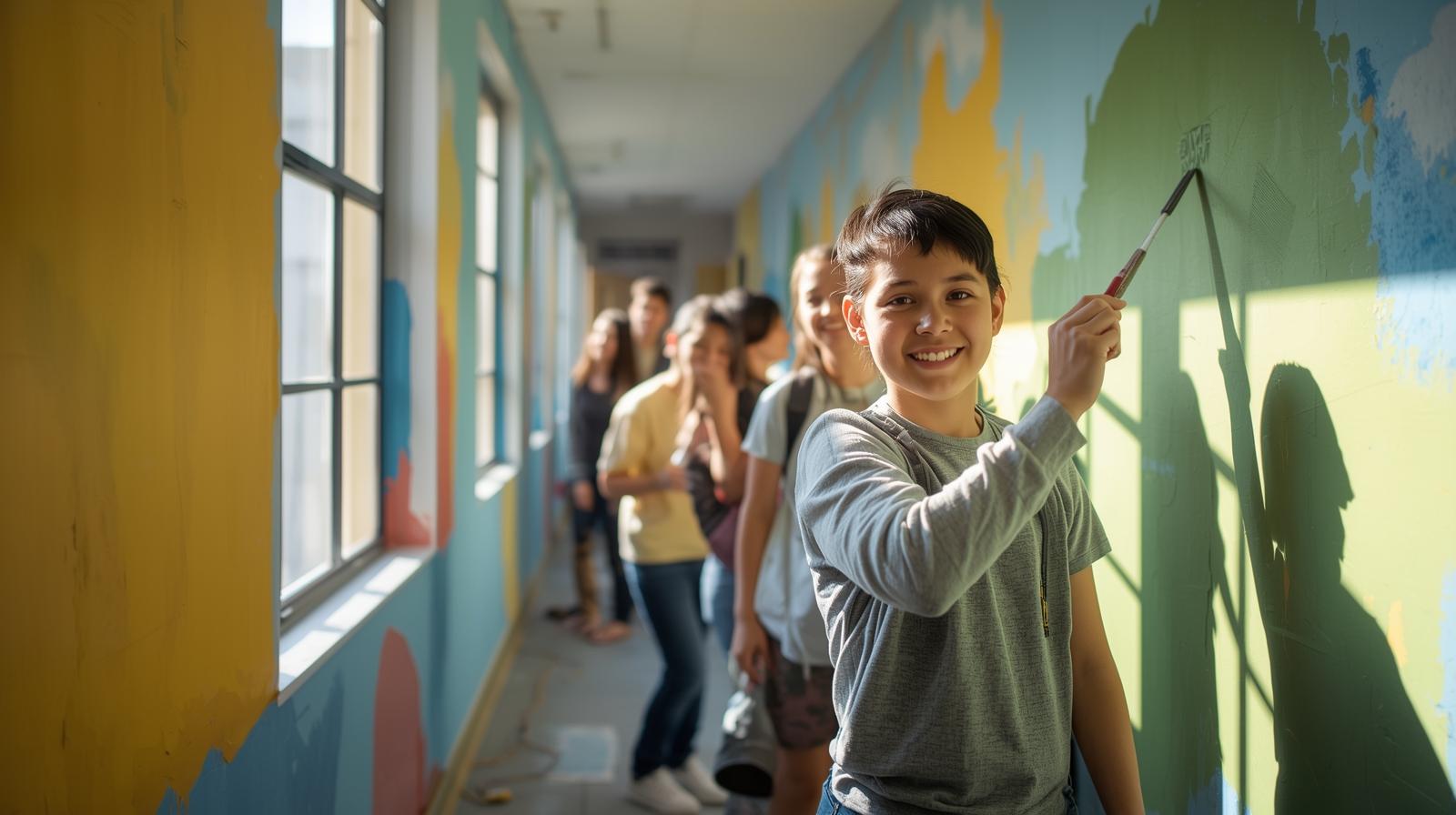 Okullara Renk Katıyoruz