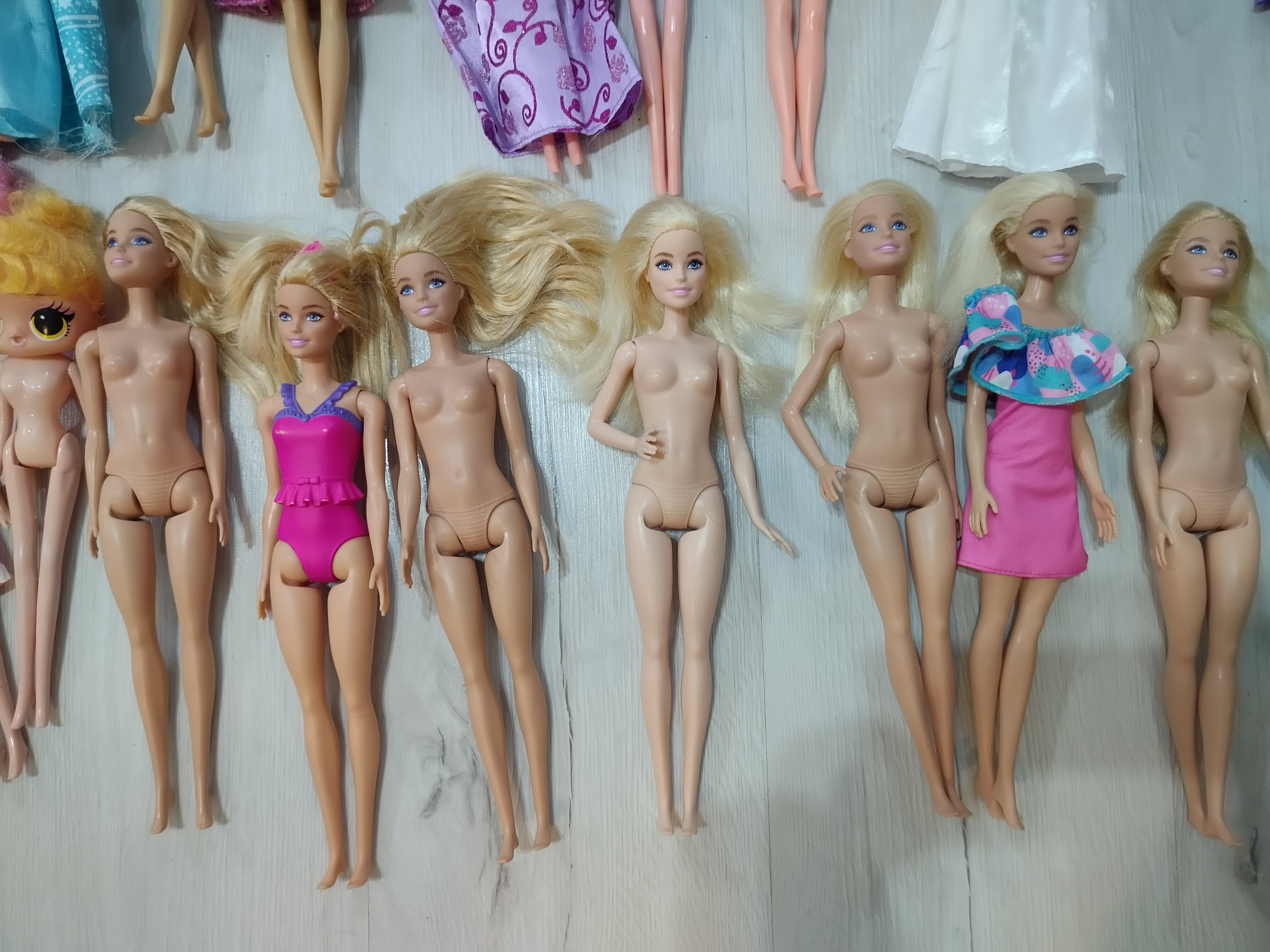 Toplu oyuncak bebek seti – 33 bebek + aksesuarlar